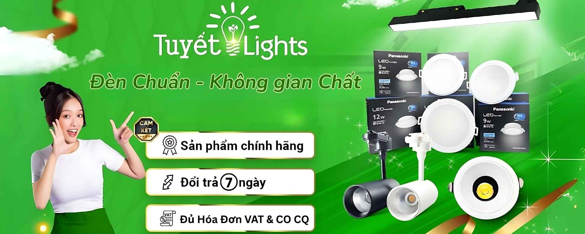 tuyết lights - Đèn chuẩn - Không gian chất